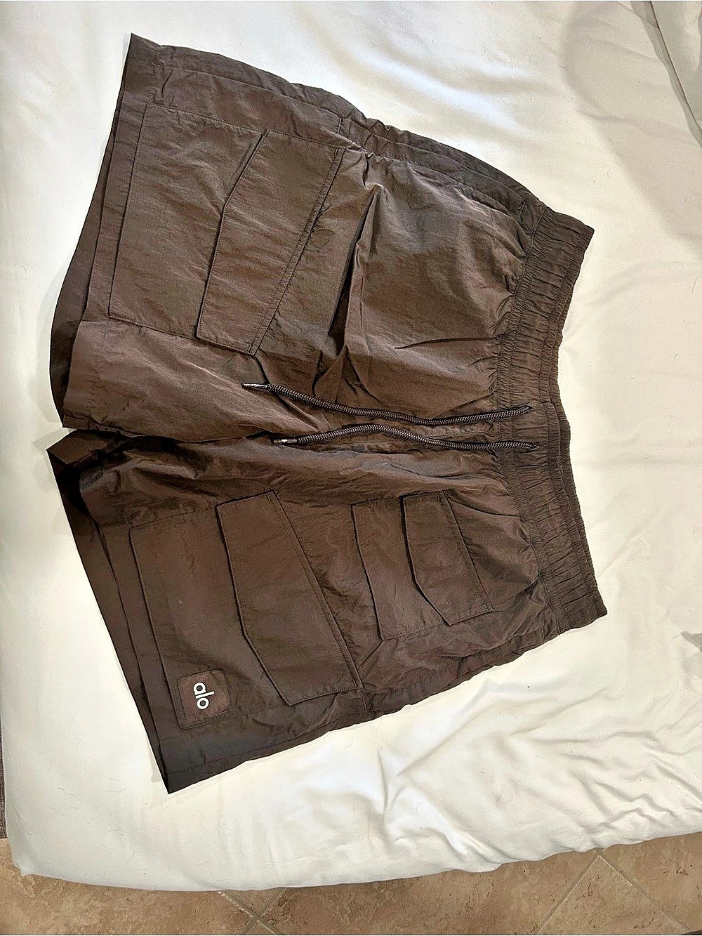 alo Brown Athletic Shorts Like New